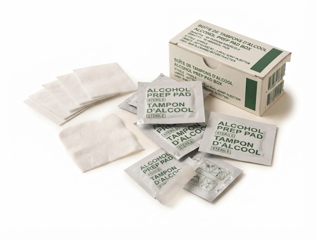 Lingettes alcool